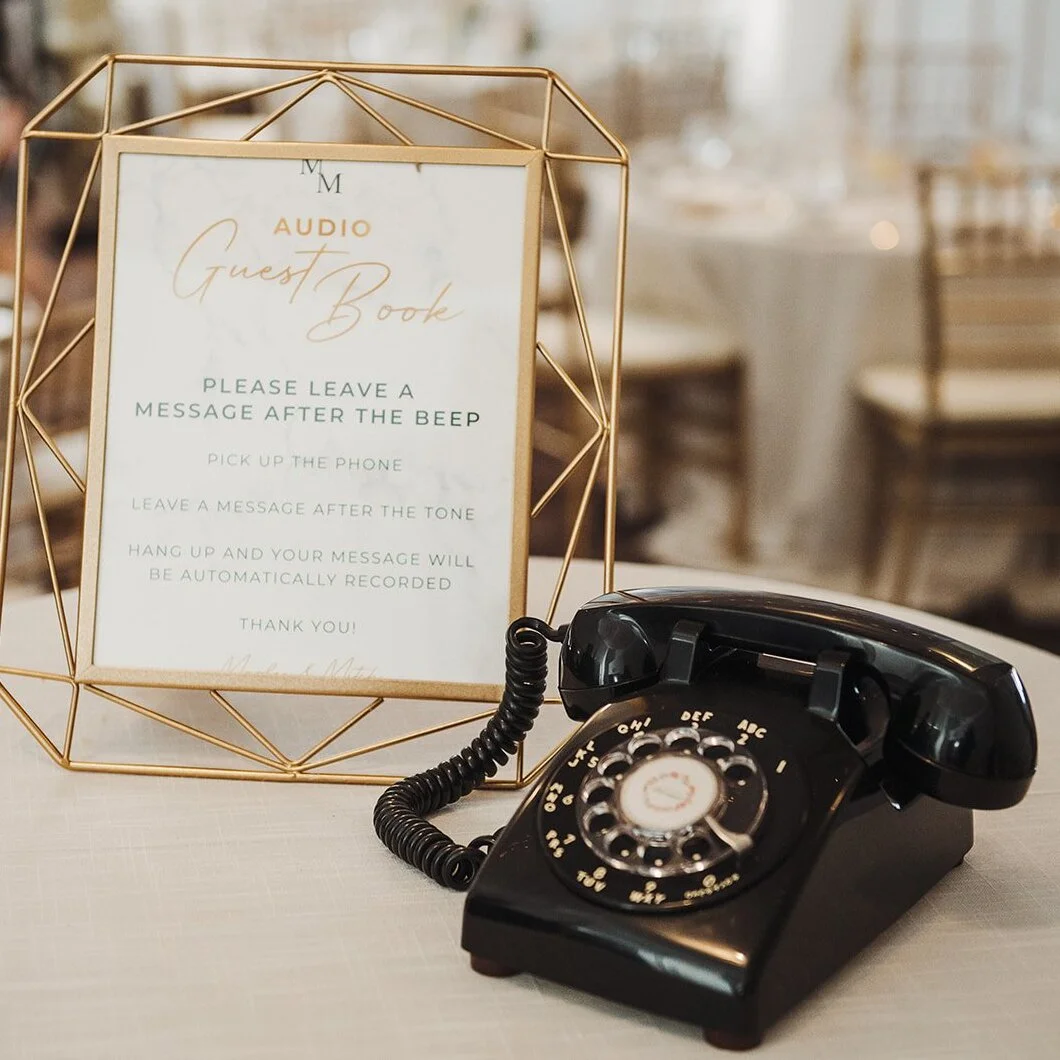 Wedding phone guestbook